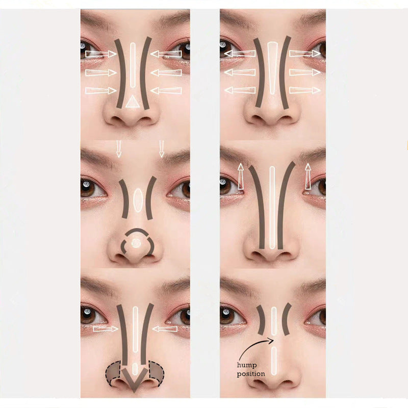 Step By Step Nose Contour Makeup Tutorial,The Best One😘