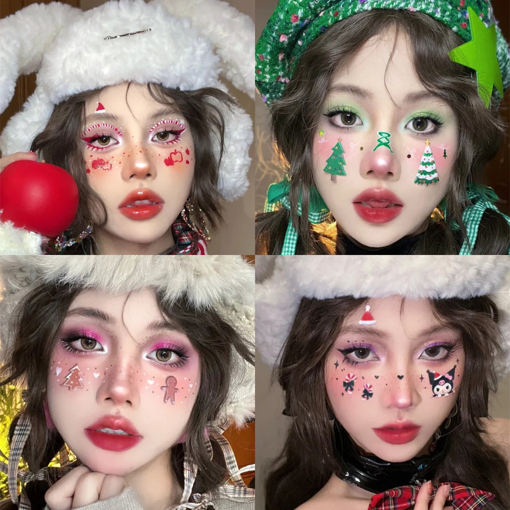 🎄10 Outstanding Christmas Makeup Looks Collection🎅🏻