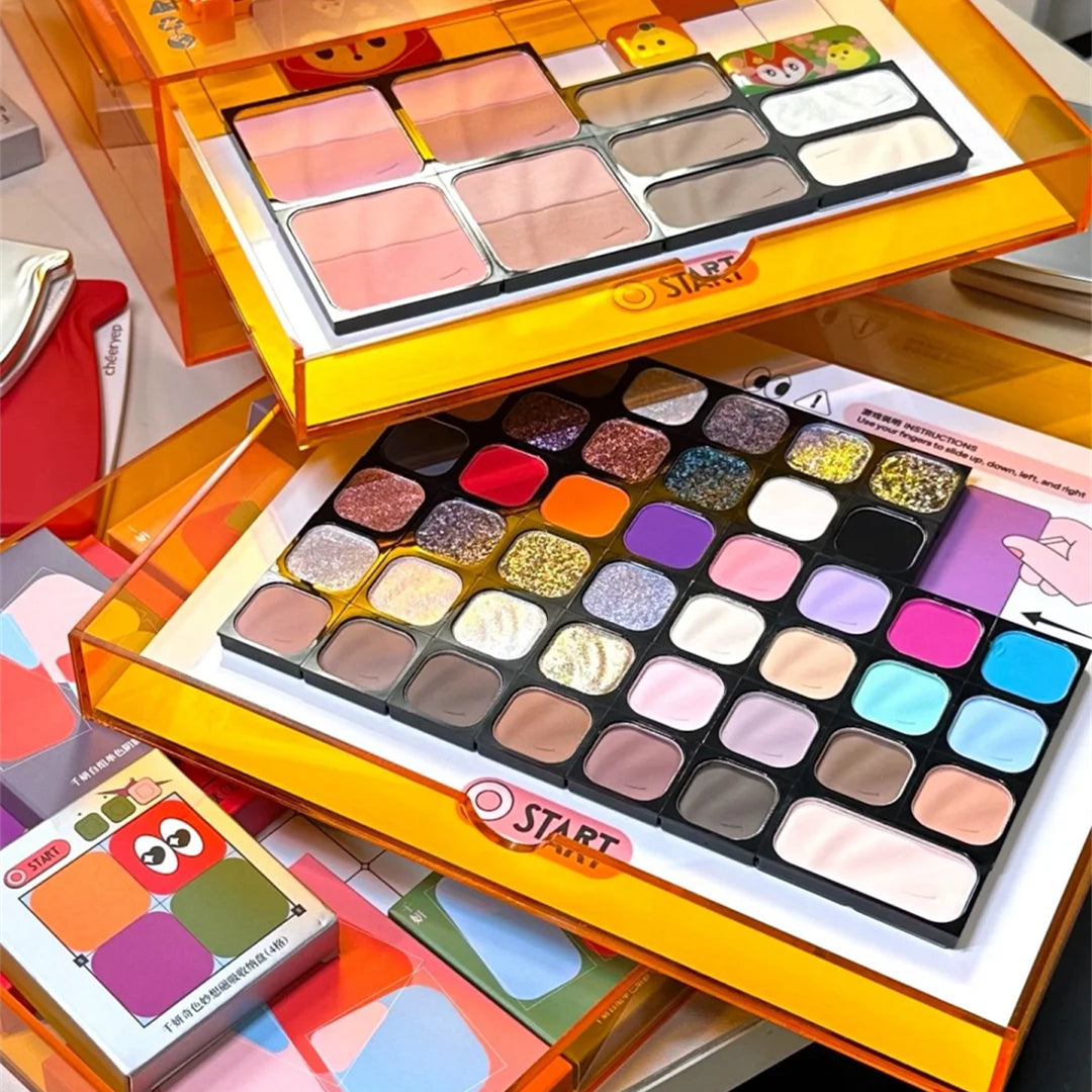 🧩QianYan Fantasy Color DIY Makeup Palette Shocked Us So Much🙀