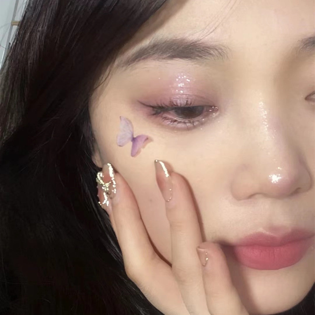 Fantasy Purple Glitter Smokey Eye Makeup Tutorial for Beginners