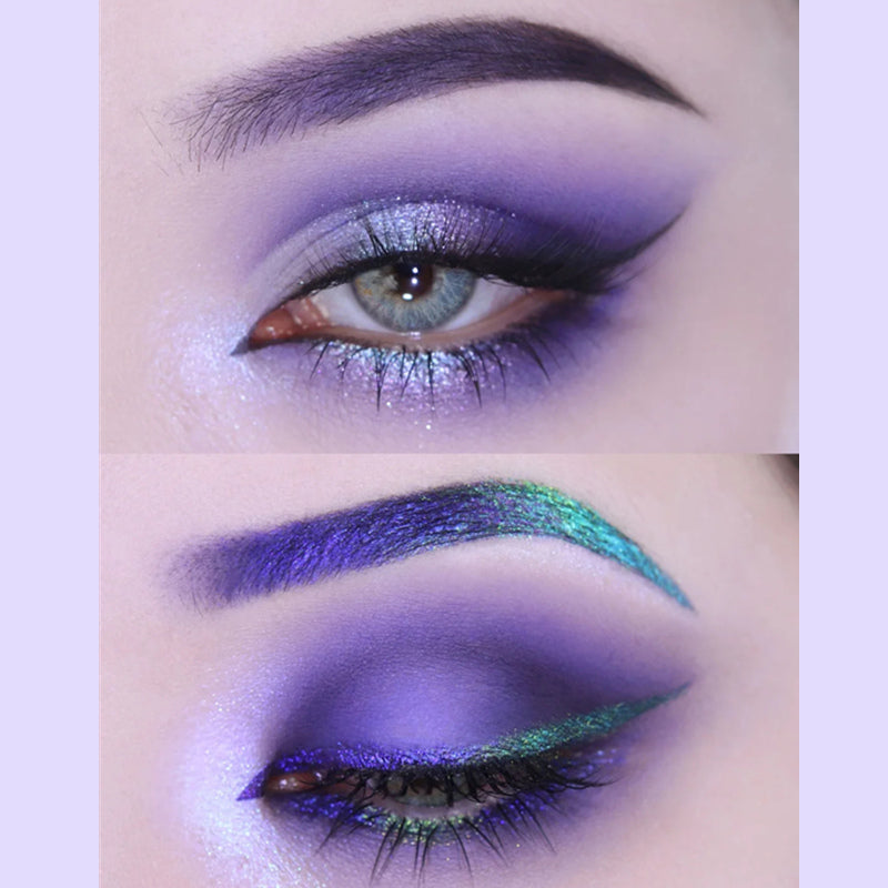 Stunning Purple Eye Makeup Tutorial With KALEIDOS Eyeshadow Palette 004 Glowing Iris💖