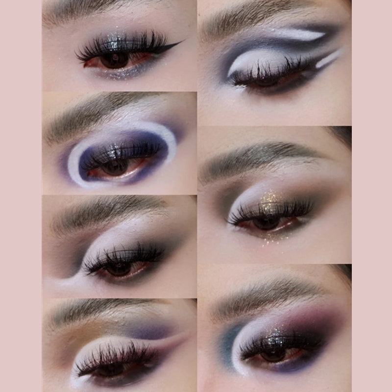 6 Stunning Eye Makeup Looks Of Narimi Black Ash Eyeshadow Palette😺