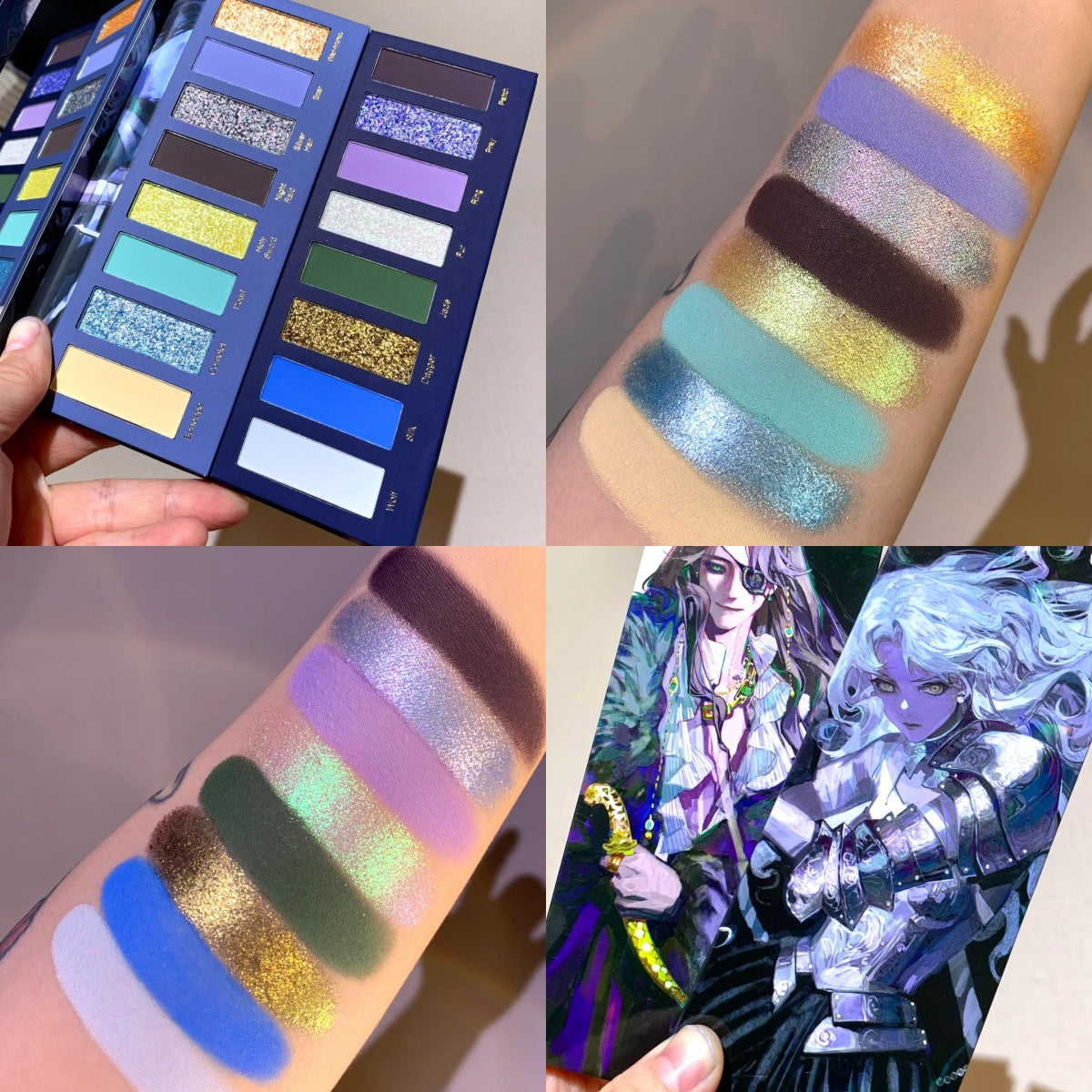 Narimi NEW 8.0 Collection Pegasus Knight & One-Eyed Count Eyeshadow Swatches🦄