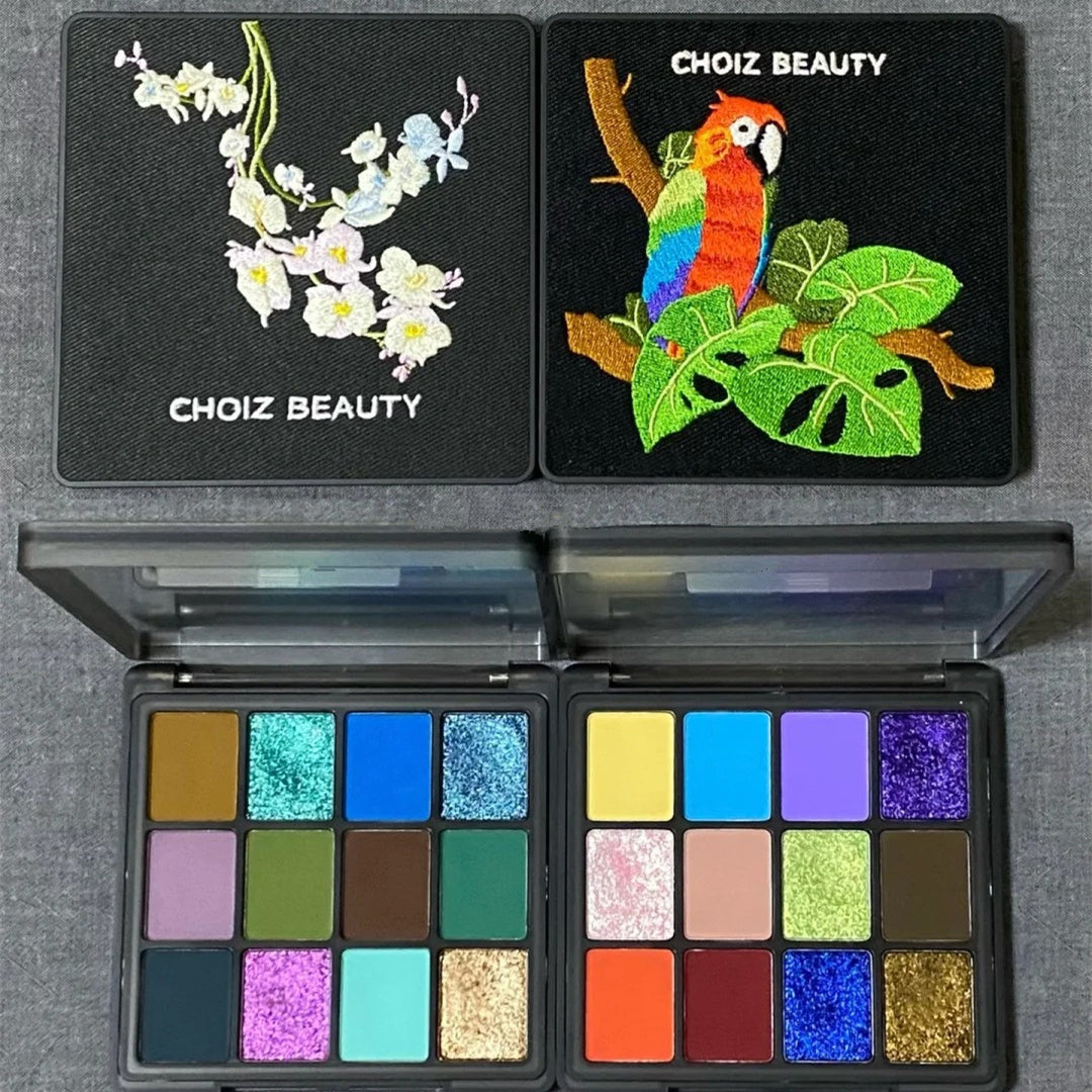 CHOIZ BEAUTY Parrot & Phalaenopsis Eyeshadow Swatches🌈🦜