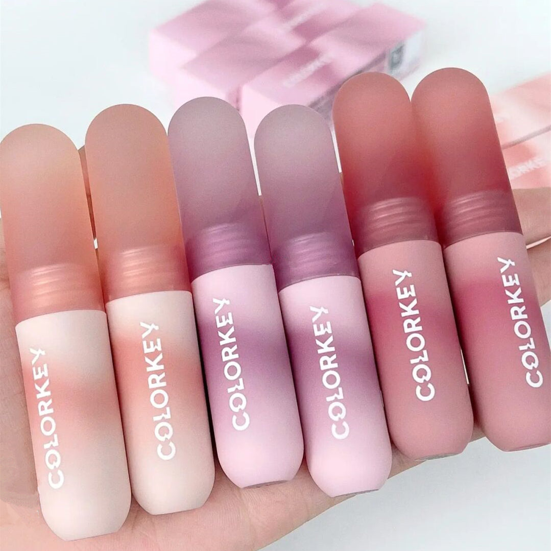 COLOR TEST For COLORKEY Colored Eggs Matte Lip Mud
