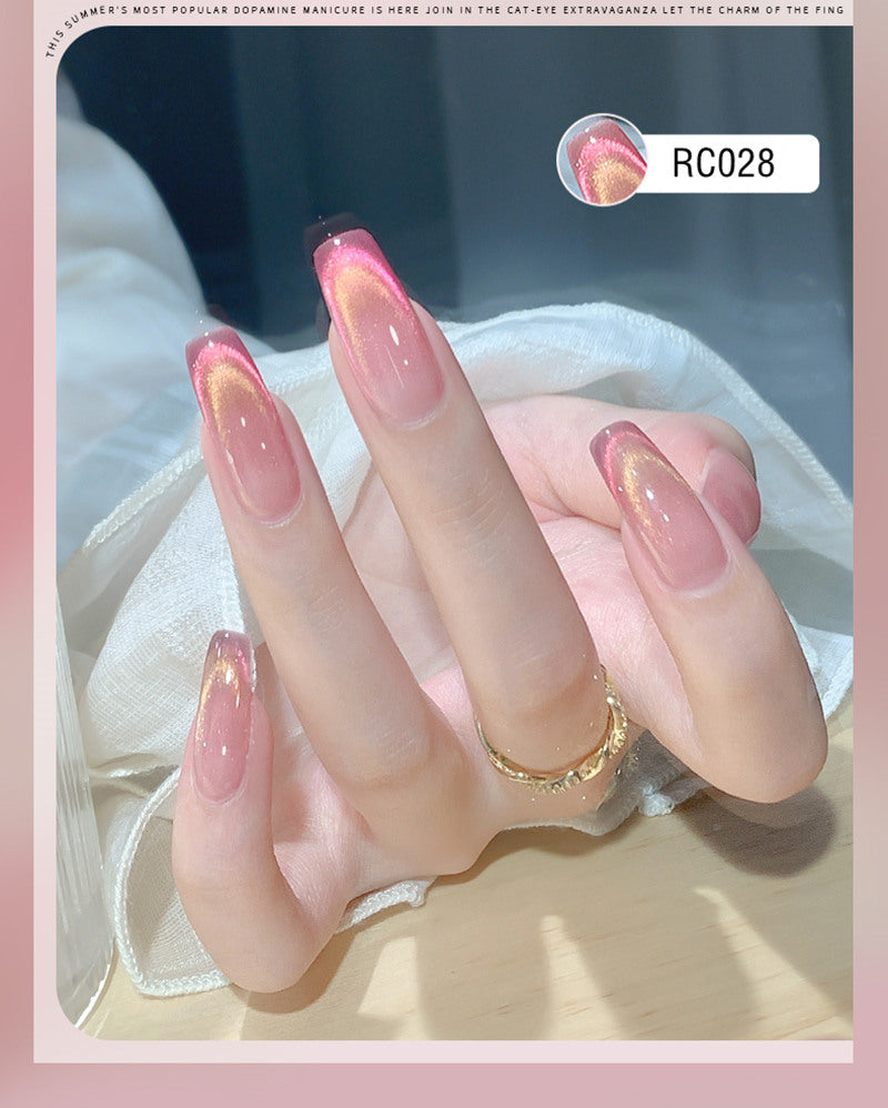 KaSi 15ml Healthy Dopamine Candy Double-Light Cat Eye Gel Polish T3640