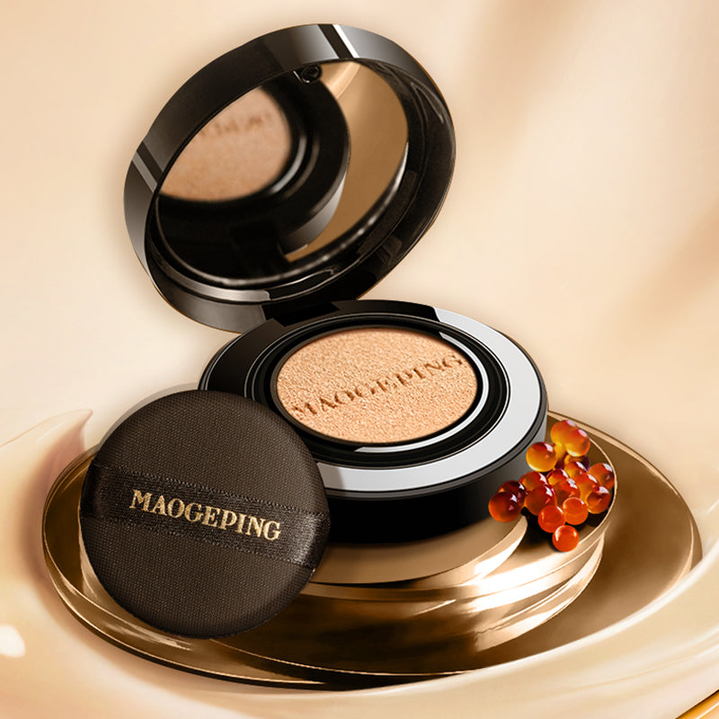 MAOGEPING Luxury Caviar Flawless Liquid Foundation Cushion SPF30