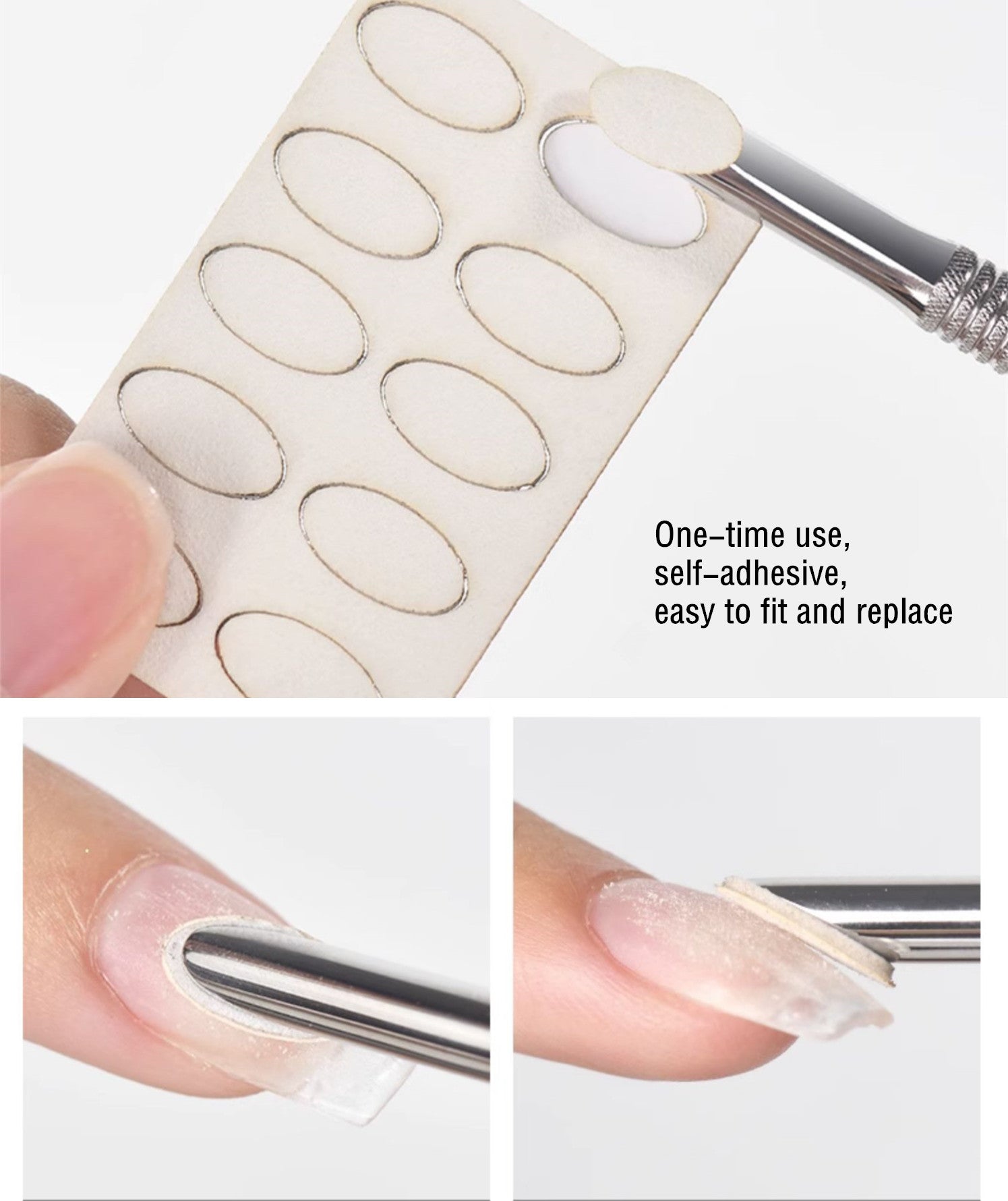 KellyKessa Professional Special Steel Steel Cuticle Pusher Dead Skin Remover T3513