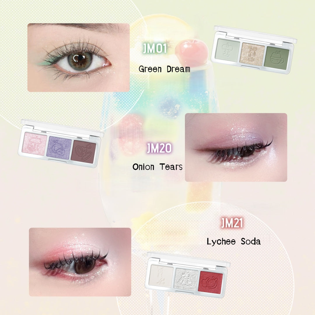 moon/ムーン・ストーン/五味美保/LaLa LEEMEMBER Fruit Punch Collection 3-color Satin Eyeshadow Palette