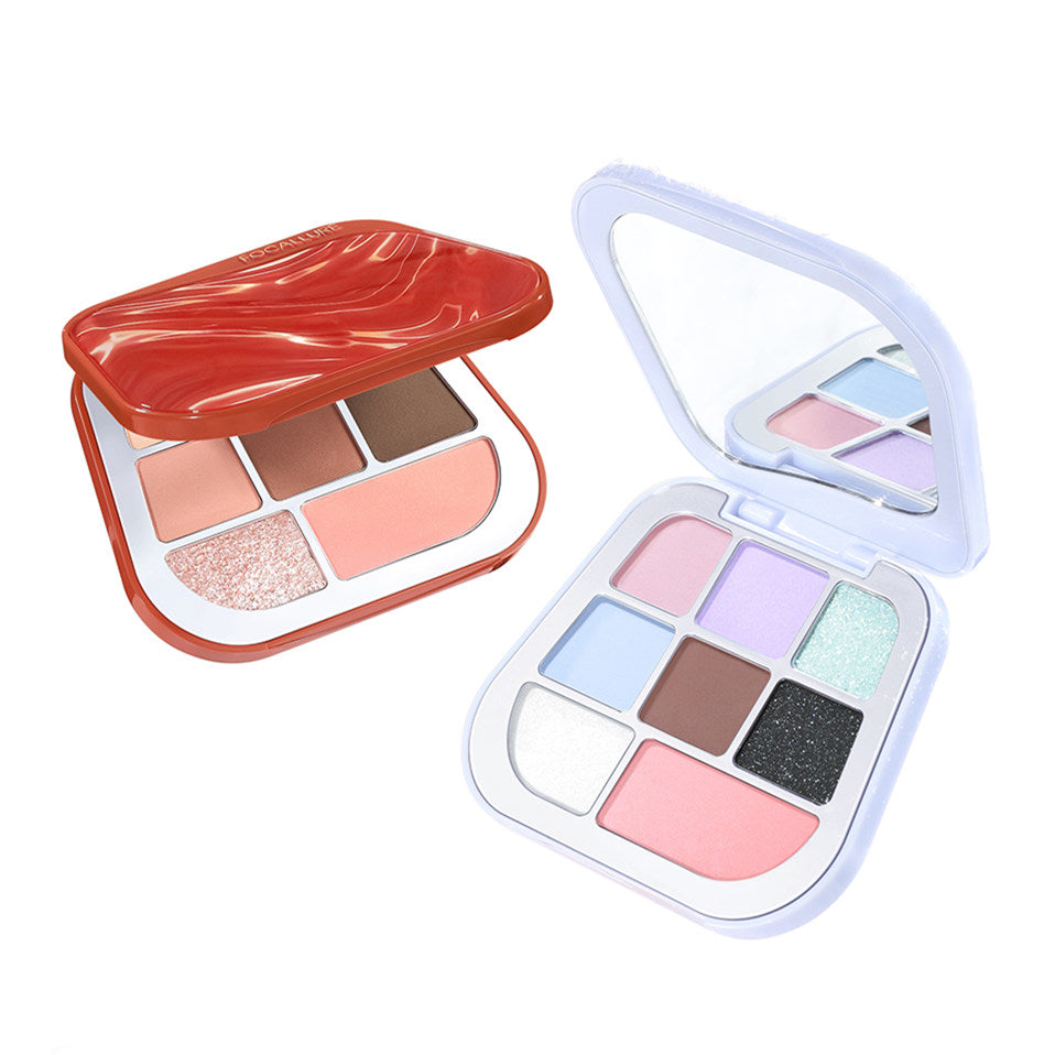 FOCALLURE 8-Color Pearlescent Chameleon Eyeshadow Palette T4304
