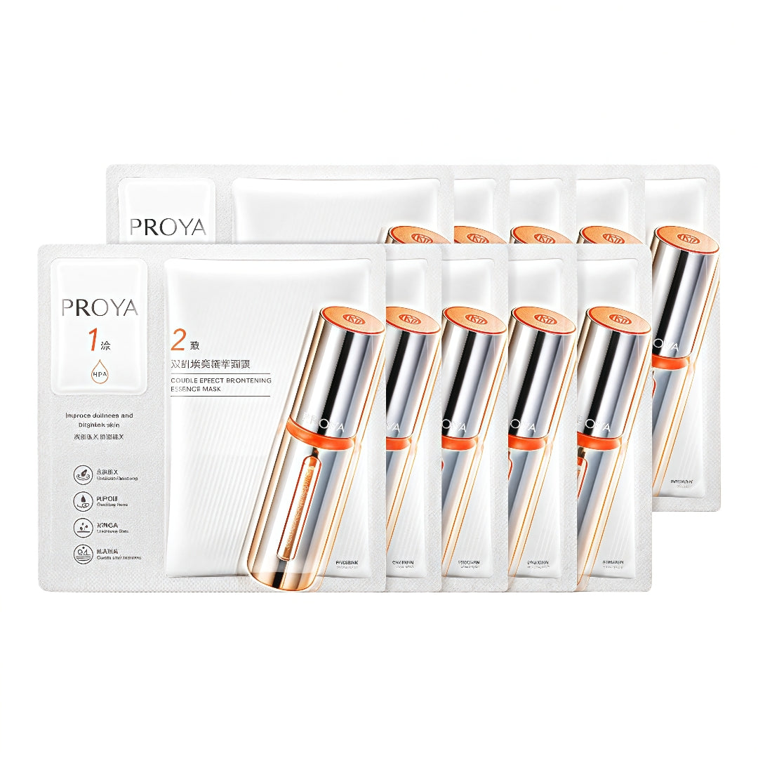 PROYA 10 Pcs Double-anti Elastic Brightening Youth Essence Facial