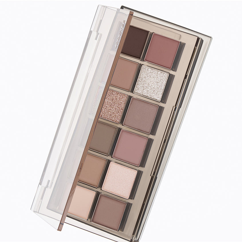 アイシャドウ you JOOCYEE 12 Shades Matte Pearlescent Eyeshadow Palette T3866