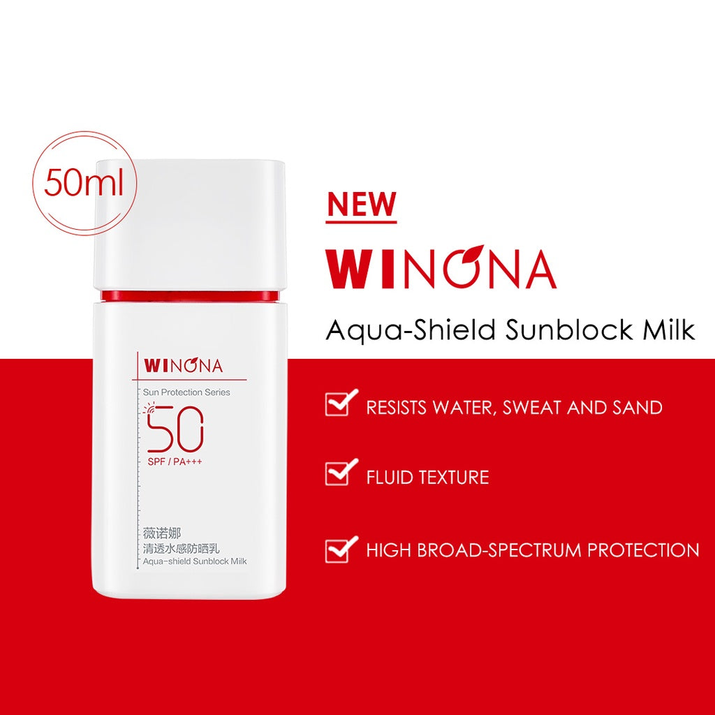 WINONA Sun Protection Series Aqua-Shield Sunblock Milk SPF50 PA+++