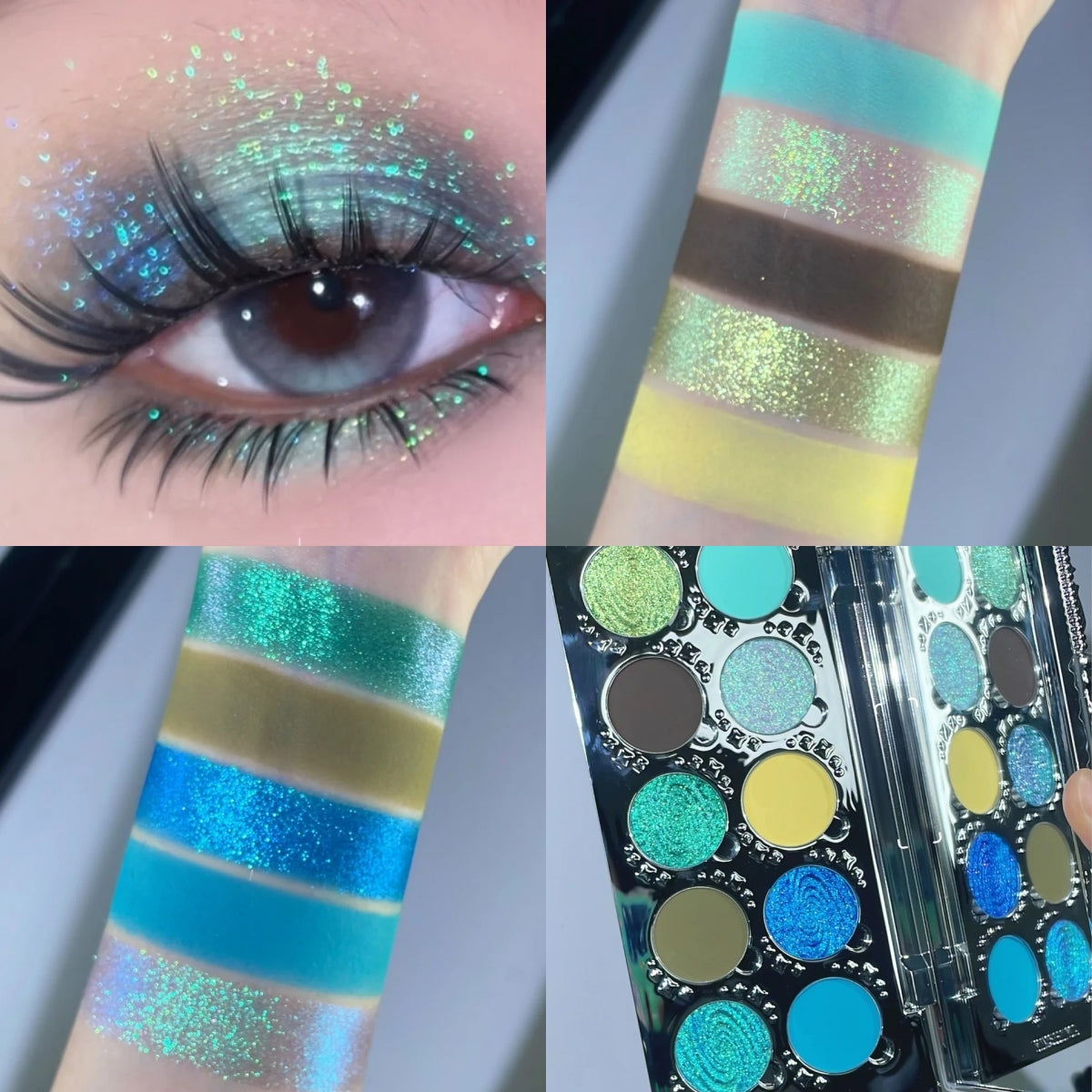 Mint-Cocoa Shimmer Smokey Eye Look from ANTHEMY 🍃