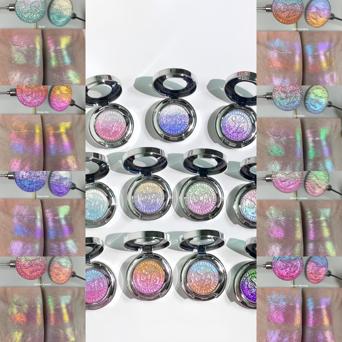 SheenEffect Gradient Chameleon Eyeshadow Collection🦄🦄🦄