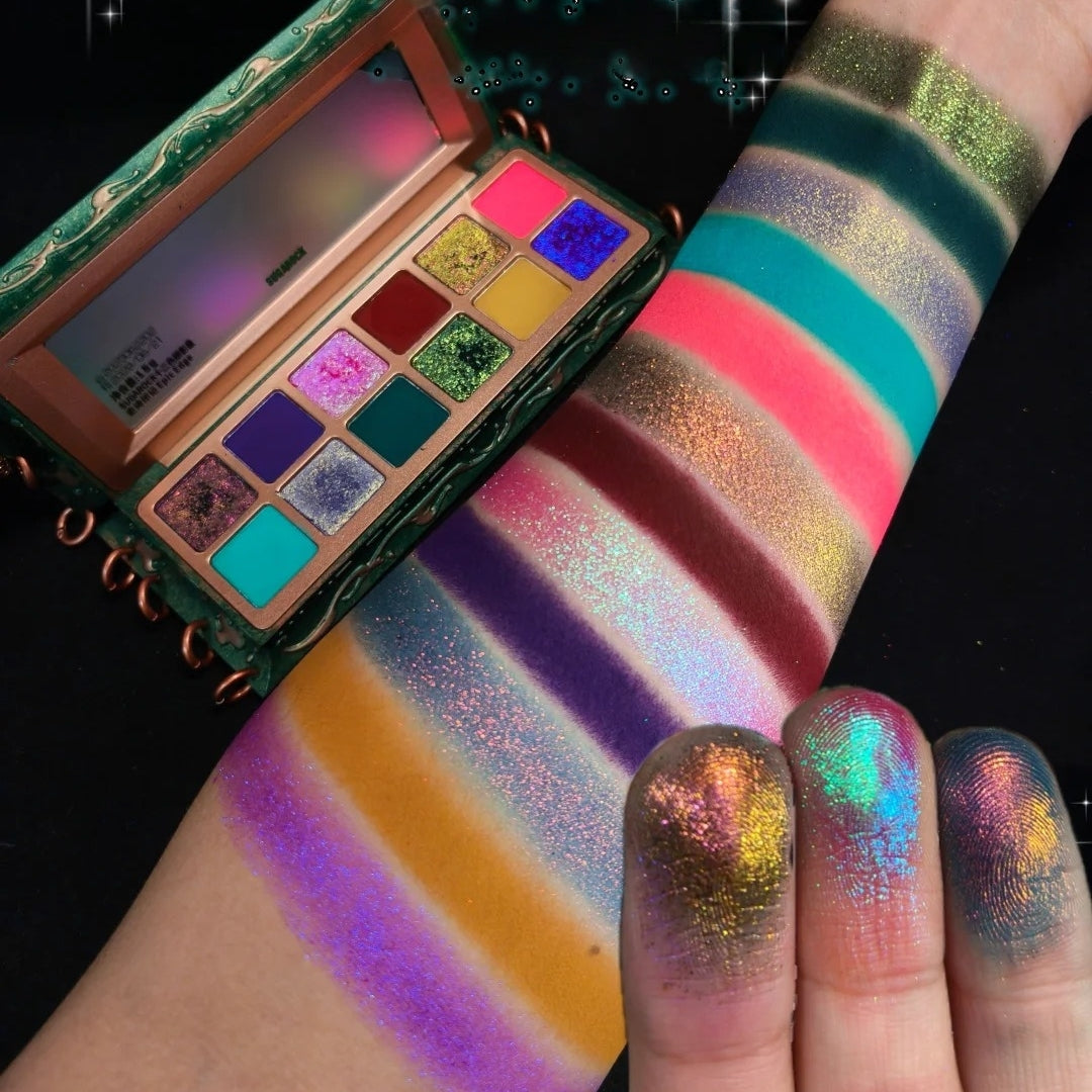SUGAROCK Epic Edge Eyeshadow Palette Swatches🦄🦄🦄
