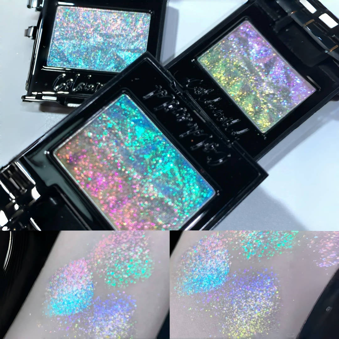 Cold N Wild Gradient Chameleon Eyeshadow Swatches🦄