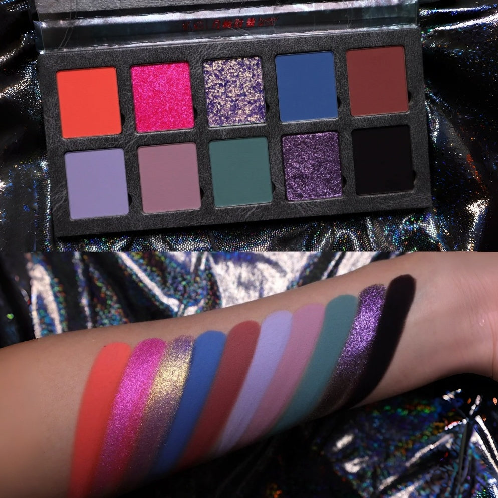 DRAMO Multiverse Eyeshadow Palette #6611 Unknown Swatches🍄