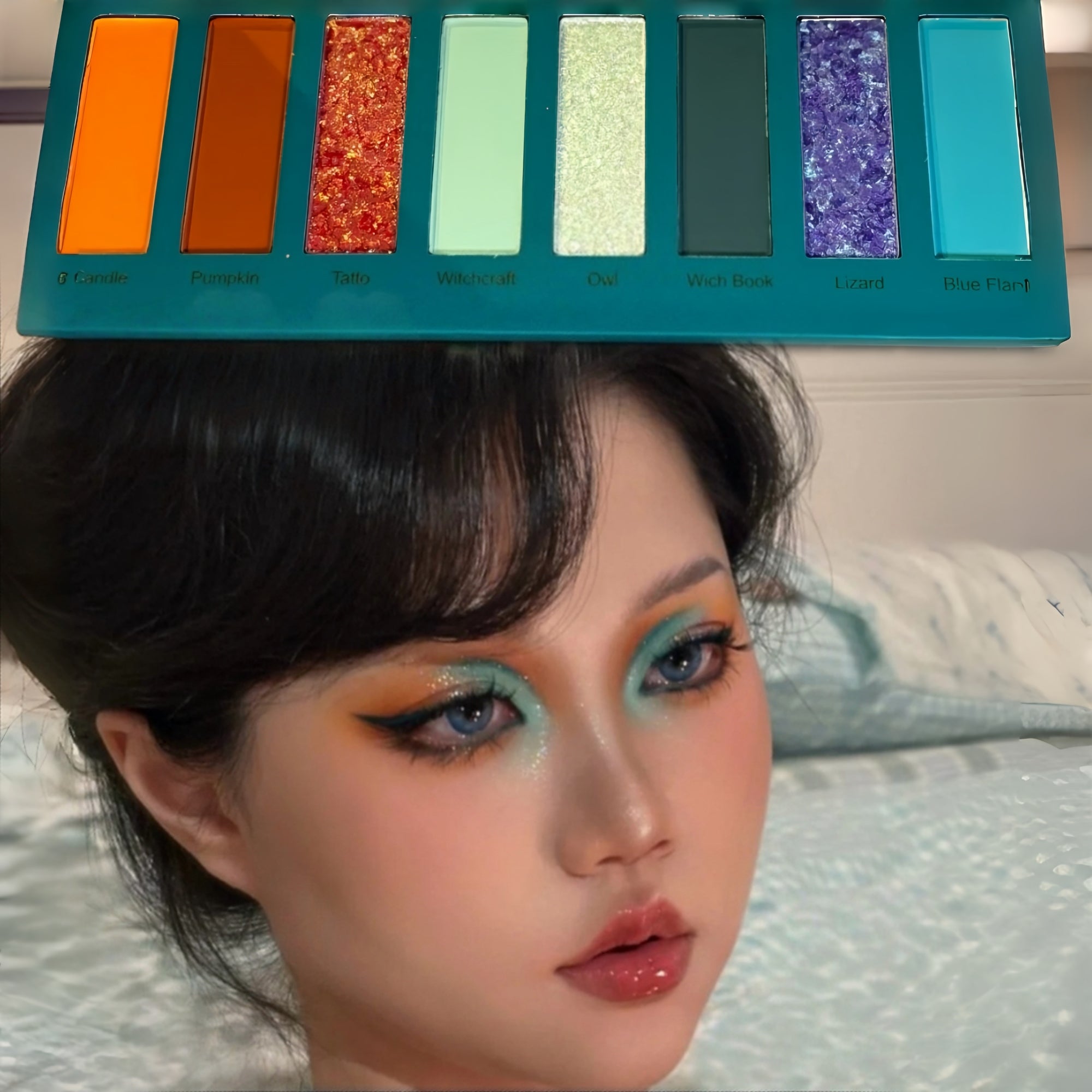 Narimi Pumpkin Spice Eyeshadow Makeup Tutorial🎃