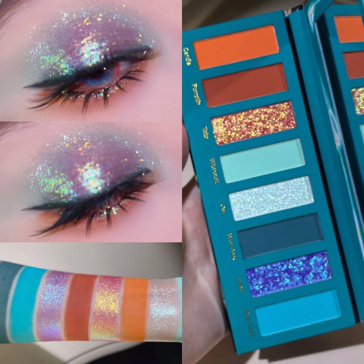 Narimi Pumpkin Spice Chameleon Eyeshadow Swatches🎃