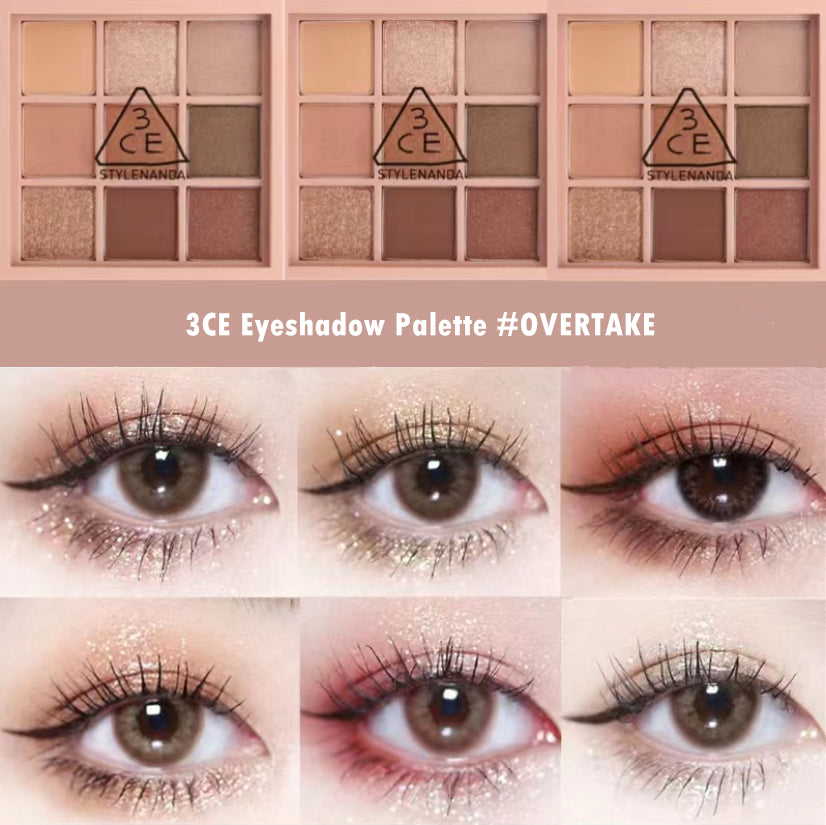 8 Amazing Eye Makeup Ideas With 3CE #OVERTAKE Eyeshadow Palette