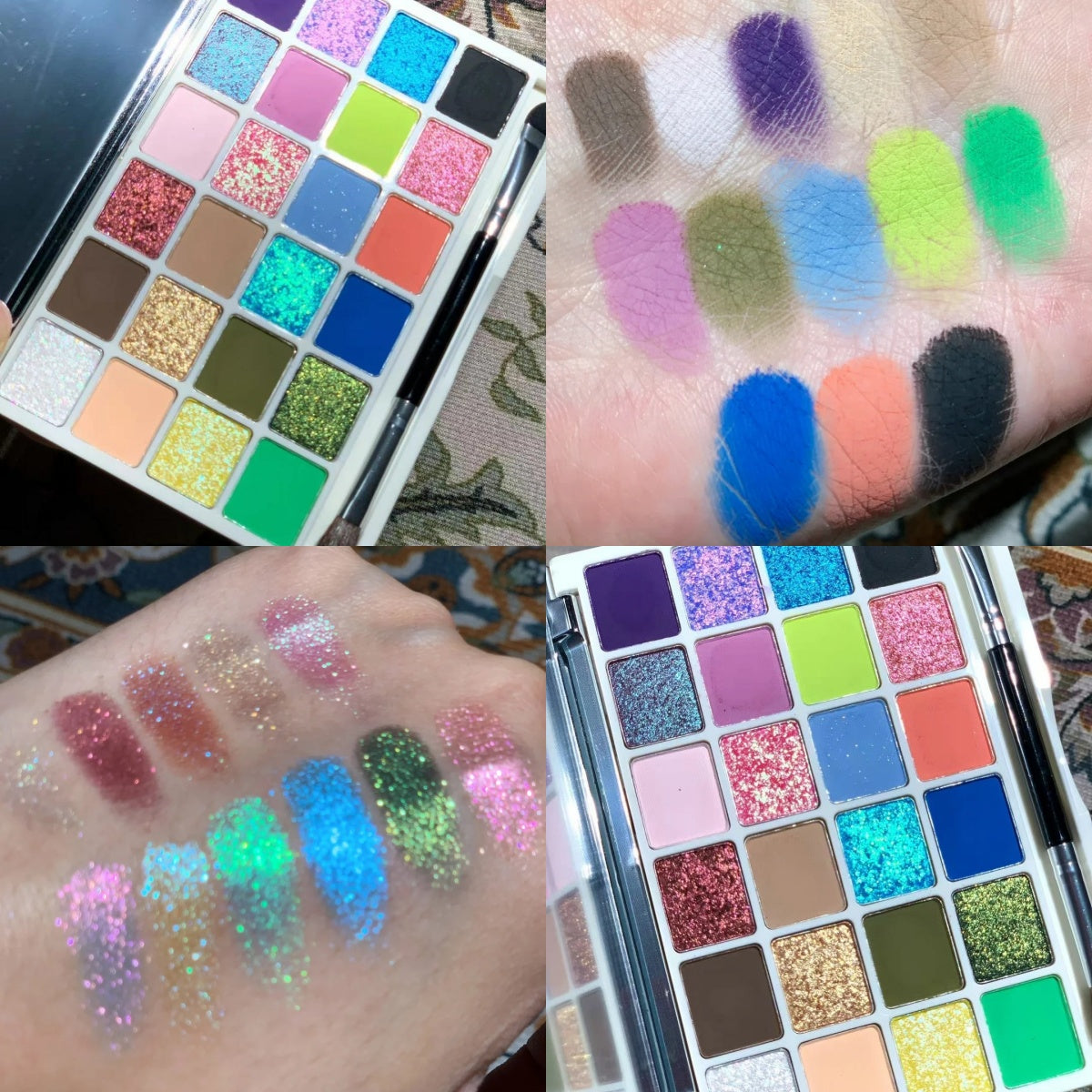 Blue, Purple, and Yellow Color-clash Candy Makeup Palette from CHOIZ BEAUTY🍬