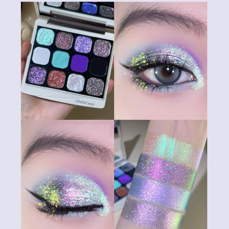 QianYan Fantasy Color DIY Eyeshadow Palette, COLOR TEST🥰
