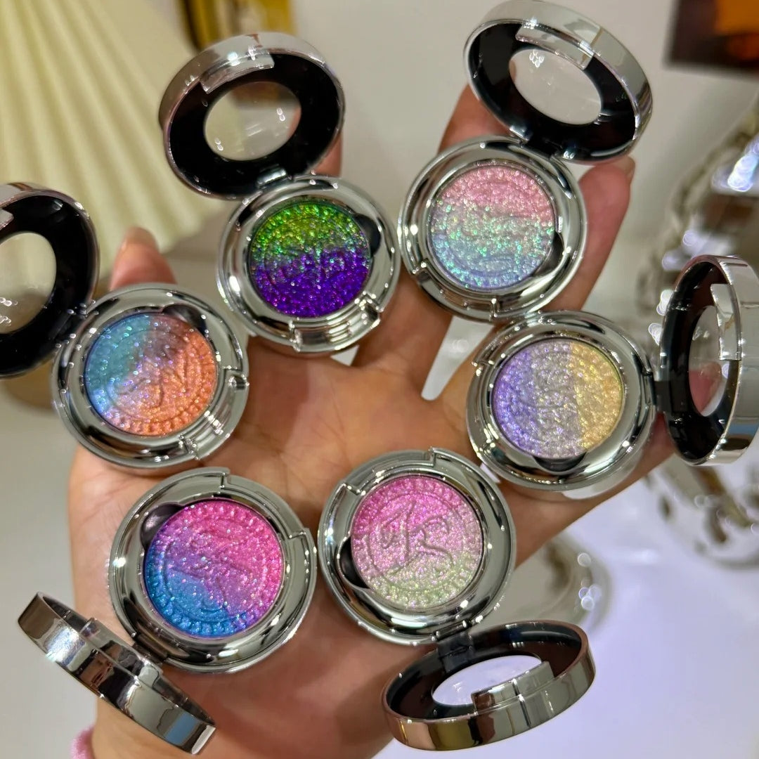 Eyeshadow Swatches of SheenEffect Dopamine Collection🌈