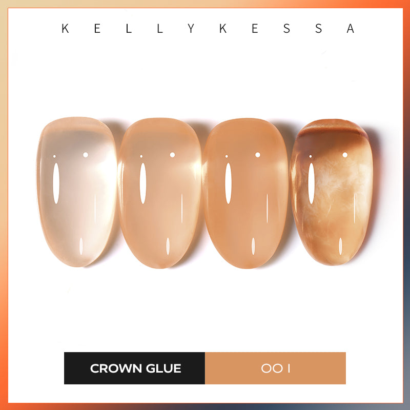 KellyKessa 15ml Luxury Crown Series Tortoiseshell Amber Gel Polish T3502