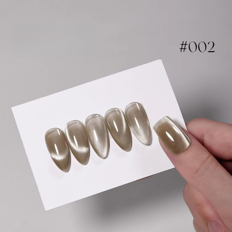 DANZHIHE 12g Mirror Porcelain White Cat Eye Gel Polish T4792