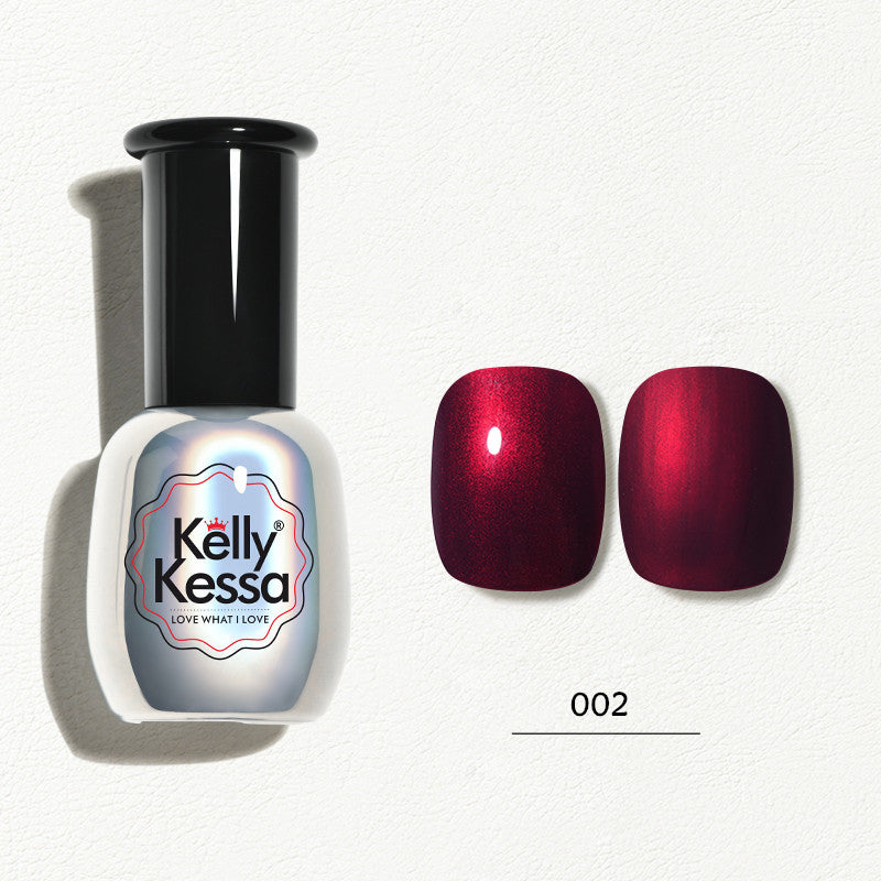 KellyKessa 15ml Titanium Red Mirror Gel Polish T4073