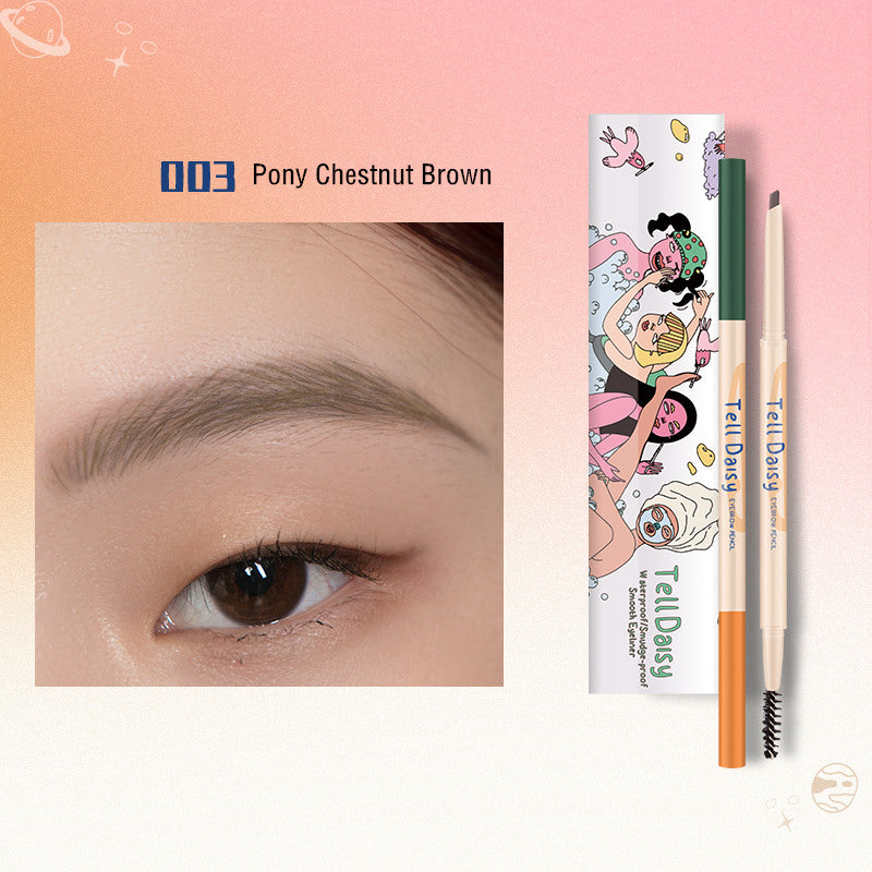 قلم حواجب مثلث فائق الدقة مقاوم للماء من تيل ديزي T3725