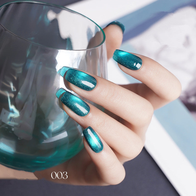 KellyKessa 15ml Green Starry Collection Cat Eye Gel Polish T4163