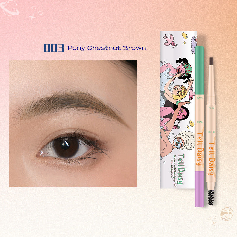 TellDaisy 3-i-1 Vandfast Machete Øjenbrynsblyant T3723