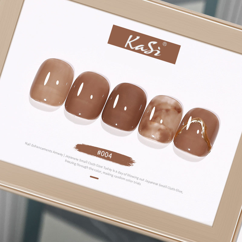 KaSi 15ml Long Lasting Amber Collection Ice Transparent Gel Polish T4047