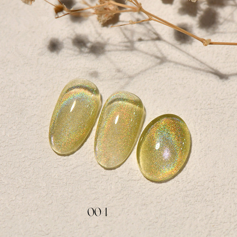 KellyKessa 15ml Rainbow Holographic Cat Eye Gel Polish T4052