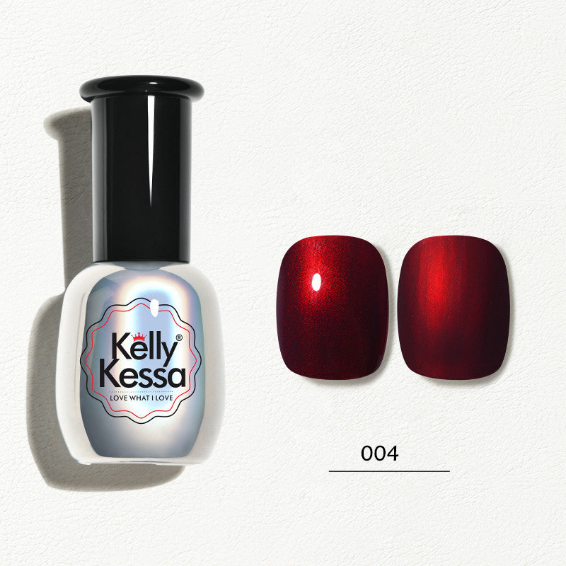 KellyKessa 15ml Titanium Red Mirror Gel Polish T4073