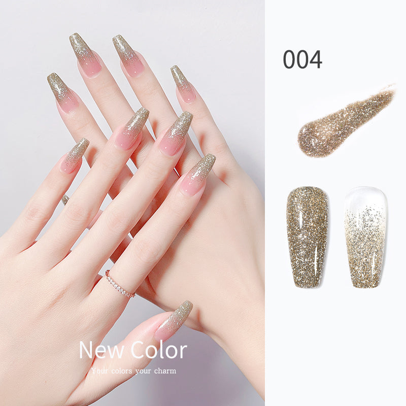 KellyKessa 15ml Professional Luxury Purple Series Glitter Gel Polish T3498