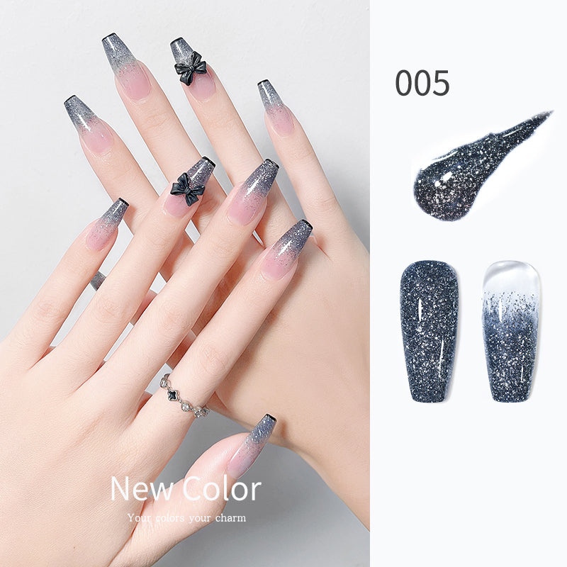 KellyKessa 15ml Professional Luxury Purple Series Glitter Gel Polish T3498