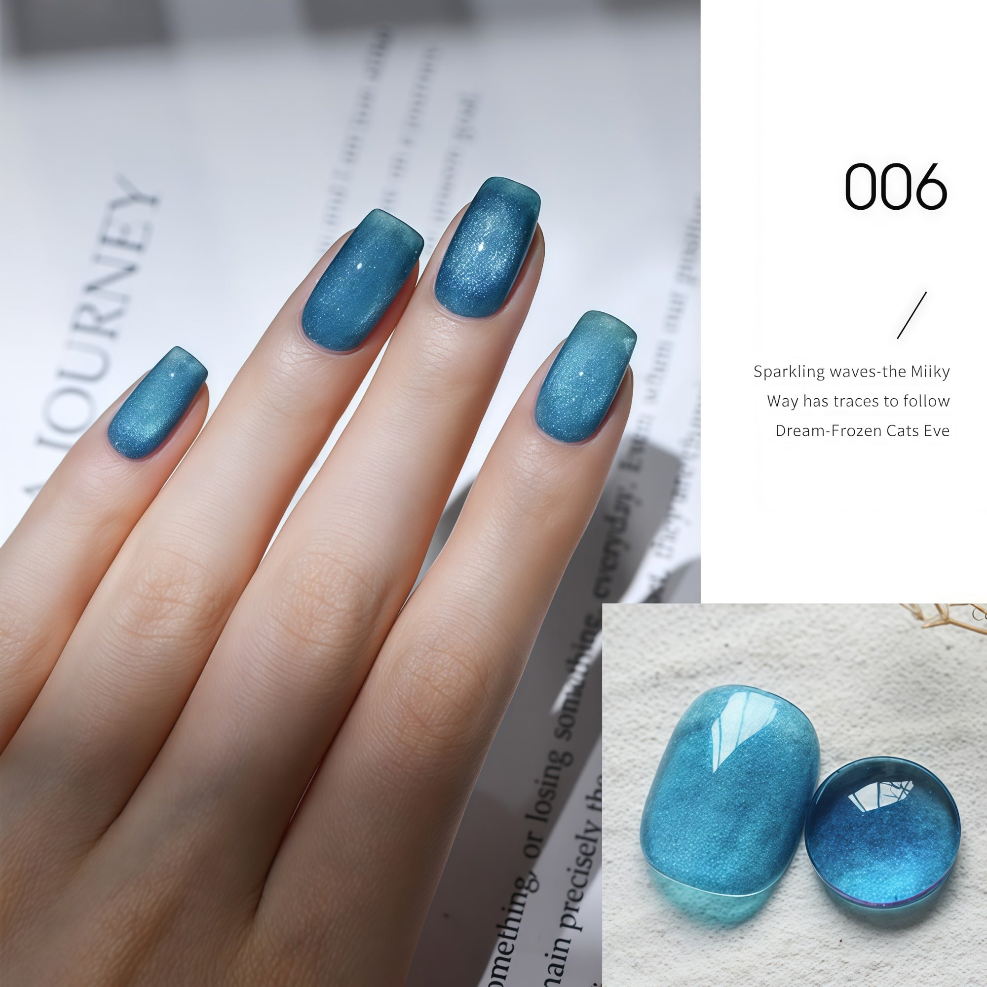 KellyKessa 15ml Realm of Clouds Cat Eye Gel Polish T5619