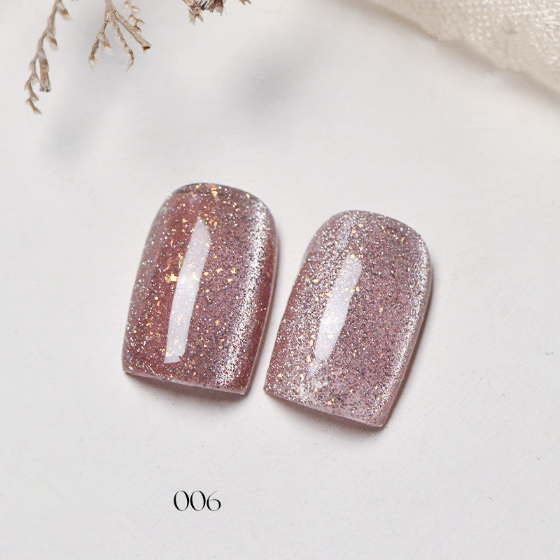 KellyKessa 15ml Cherry Blossom Dream Fireworks Cat Eye Gel Polish T4053