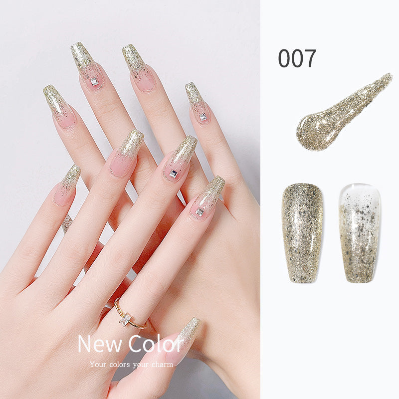KellyKessa 15ml Professional Champagne Series Glitter Gel Polish T3500