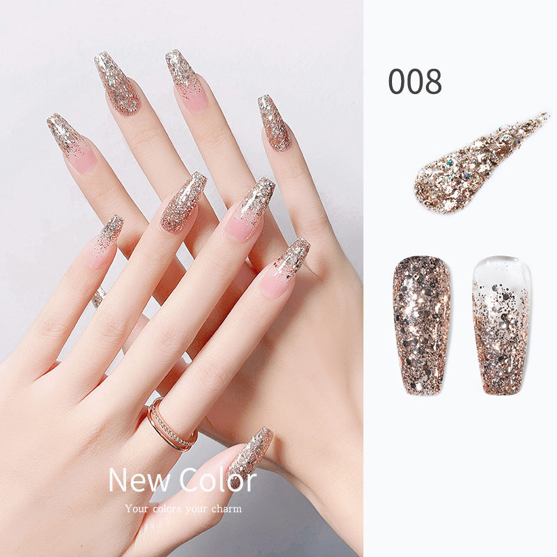 KellyKessa 15ml Professional Champagne Series Glitter Gel Polish T3500