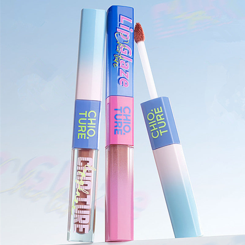 CHIOTURE Double-ended Matte & Mirror Lip Glaze T3694