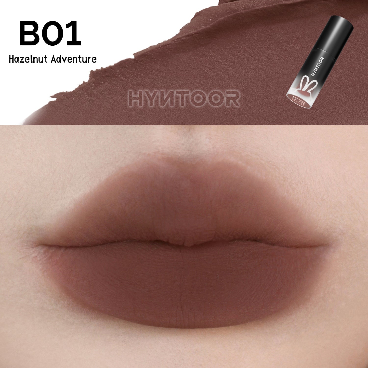 HYNTOOR Nude Milk Velvet Matte Lip Mud T5184