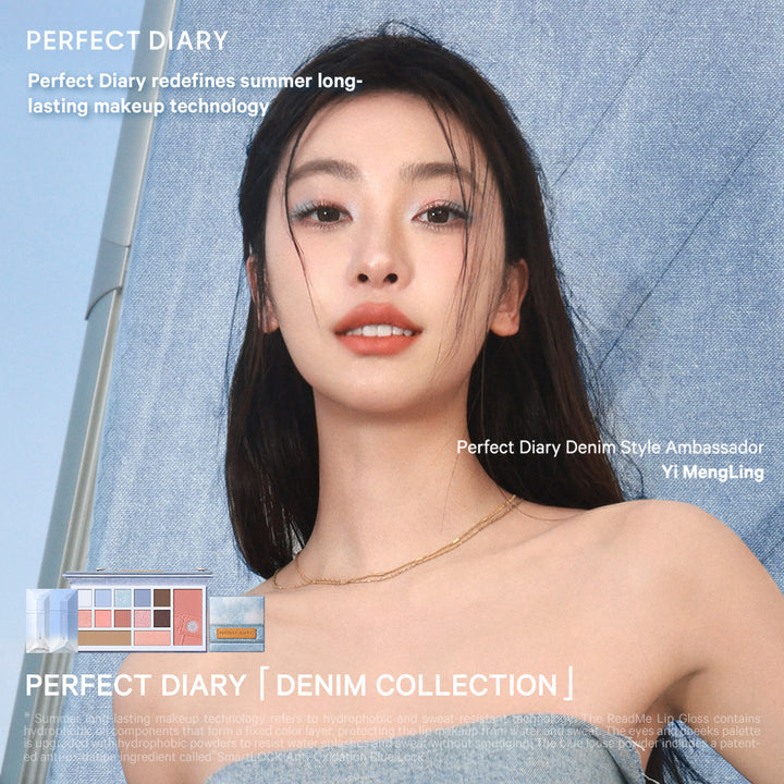 Perfect Diary Denim Series Eyes And Cheeks All-in-one Makeup Palette T3448