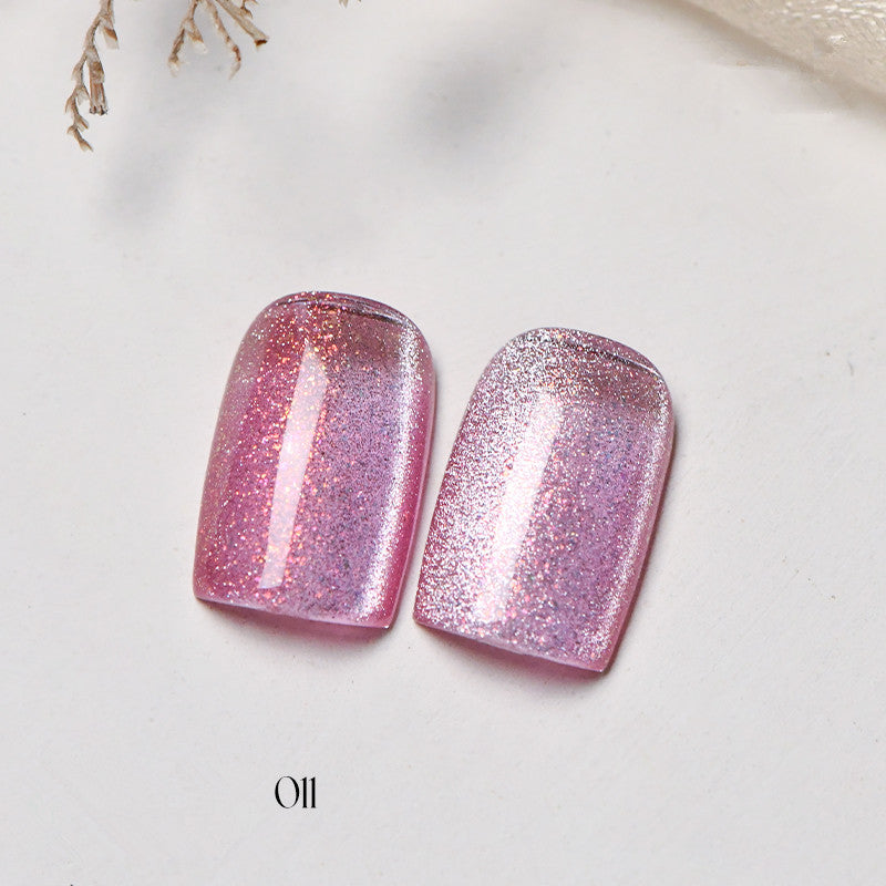 KellyKessa 15ml Cherry Blossom Dream Fireworks Cat Eye Gel Polish T4053