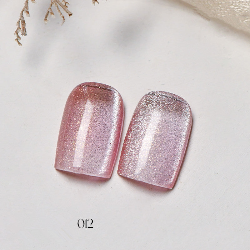 KellyKessa 15ml Cherry Blossom Dream Fireworks Cat Eye Gel Polish T4053