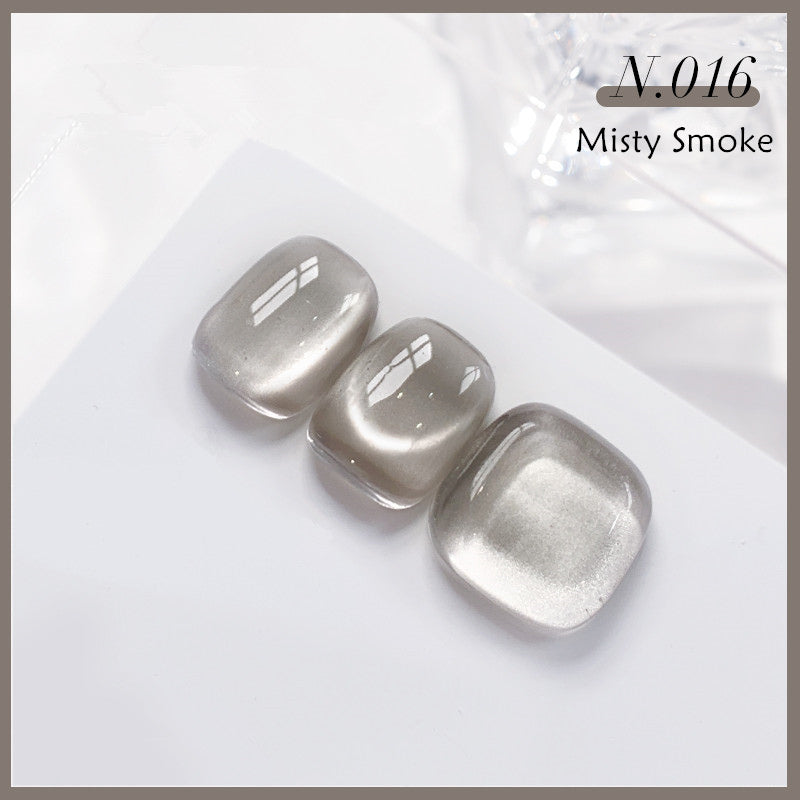 KaSi 15ml Mirror Glass Satin Moonlight Cat Eye Gel Polish T4048