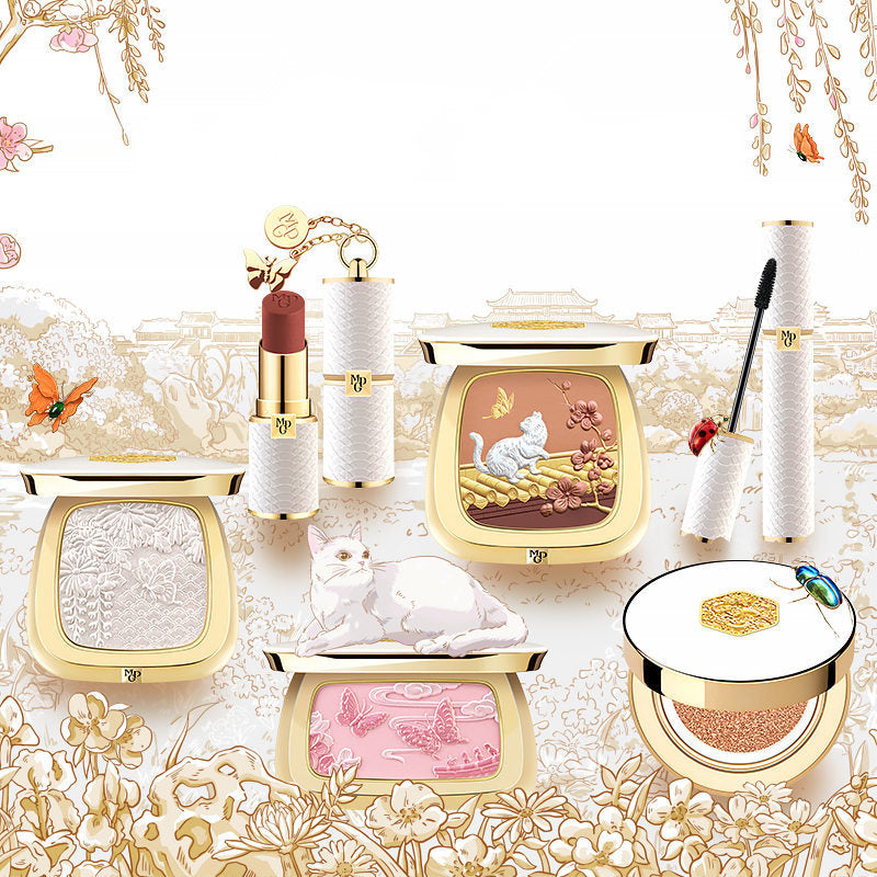 MAOGEPING Forbidden City 5th - Butterfly In Flowers Series Highlighter Palette T3462